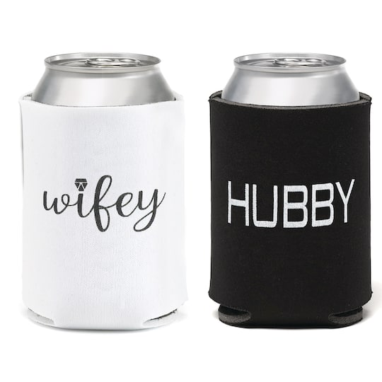 Hortense B. Hewitt Co. Wifey &#x26; Hubby Can Coolers